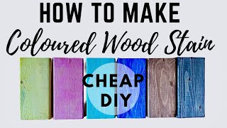 DIY Colored Wood Stain Create Custom Shades for Less [upl. by Sharyl]