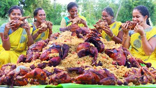 ARABIAN FULL CHICKEN MANDI BIRYANI  Traditional Emirati Cuisine in UAE  Preparation VILLAGE BABYS [upl. by Matthiew]