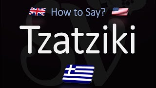 How to Pronounce Tzatziki Sauce CORRECTLY [upl. by Eng403]