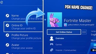 How to CHANGE your PSN NAME on PS4 EASY METHOD 2024 [upl. by Eatnahc409]