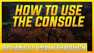 How to use Witcher 3s Console  Advanced Walkthrough [upl. by Akeemat]