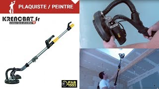 Ponceuse girafe 710 W ø 225 mm DWS710 115159  Fartools [upl. by Fabiolas]