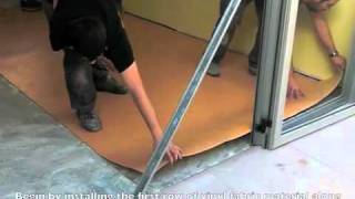 How to Install Linoleum Flooring [upl. by Anahir]