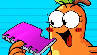 Fruits Try School Pranks   Animated Cartoons  Pear Couple [upl. by Ghassan]