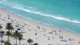 NEW Fort Lauderdale BEACH CAM [upl. by Elehcim]