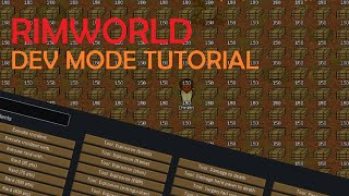 Rimworld goddev mode tutorial [upl. by Lalib]