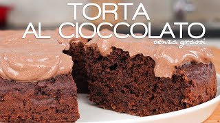 Torta al Cioccolato Low Fat Senza Uova e Senza Burro [upl. by Lecram438]