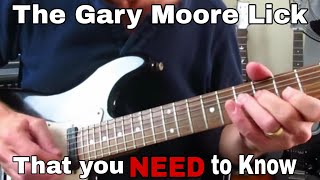 THE Gary Moore Pentatonic Guitar Lick that You NEED to Know [upl. by Langer797]