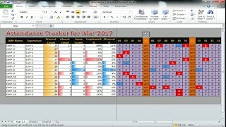 How to make an attractive attendance tracker [upl. by Perle]