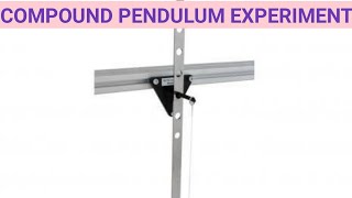 COMPOUND PENDULUM EXPERIMENT  ENGLISH  KINEMATICS amp DYNAMICS LAB  N PRASANAA IYER [upl. by Whale412]