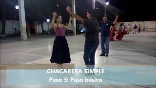 CÓMO BAILAR CHACARERA SIMPLE  TUTORIAL [upl. by Per]