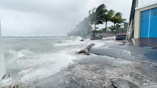 Mauritius battered by cyclone winds  AFP [upl. by Aehsal893]