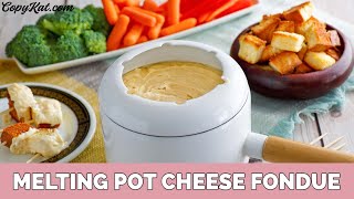 Melting Pot Fondue  Classic Cheese Fondue [upl. by Nyltiac1]