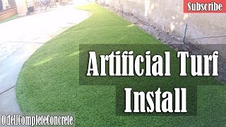 How to Install Artificial Turf DIY Tips [upl. by Caye582]