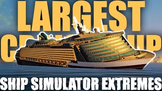 LARGEST Cruise Ship Sinking  Ship Simulator Extremes [upl. by Lurette]