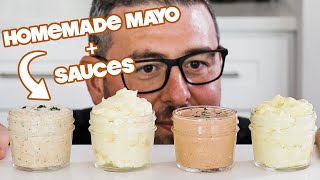 Perfect Homemade Mayonnaise Recipe  Garlic Aioli  Cajun Remoulade  Comeback Sauce [upl. by Ylrevaw674]