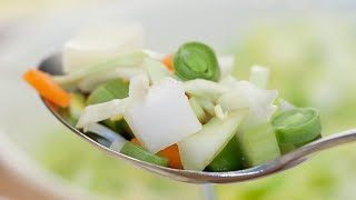 How to Cut Vegetables into Paysanne  Vegetable Cut  Paysanne Cut  How to Cut Vegetable with Knife [upl. by Nyroc564]