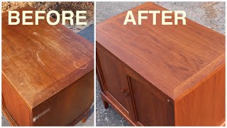 Thrift Store Rescue 8  Mid Century Furniture Restoration [upl. by Queen536]