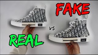 REAL VS FAKE DIOR B23 COMPARISON [upl. by Irbua]