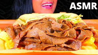 ASMR DONER KEBAB AND CHIPS MUKBANG EATING SOUNDS UK MUKBANG [upl. by Mignon]