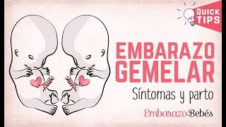 EMBARAZO GEMELAR 👶🏻👶🏼 Síntomas Duración y Parto [upl. by Richmal379]