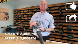 MAKITA DJR187 RECIPROCATING SABRE SAW  FROM TOOLSTOP [upl. by Aylad]