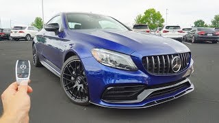 2019 Mercedes Benz AMG C63 Coupe Start Up Exhaust Test Drive and Review [upl. by Schell522]