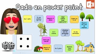 cómo hacer un dado en power point [upl. by Hosfmann]