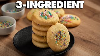 3 Ingredient Sugar Cookies [upl. by Timi463]