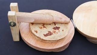 How to make ROTI MAKER at home ll chapati maker [upl. by Fotina]