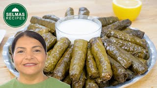 Gefüllte Weinblätter  SARMA Rezept ✅💯 fingerfood [upl. by Anyak36]