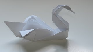 Origami Swan Easy Instructions Full HD [upl. by Apul939]