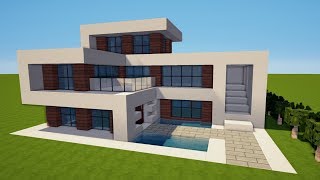 MINECRAFT MODERNES HAUS bauen TUTORIAL HAUS 143 [upl. by Stoughton]