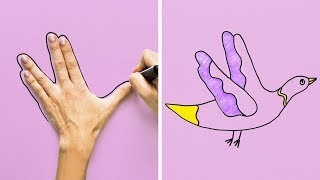 10 GREAT DRAWING IDEAS WHEN YOU ARE BORING [upl. by Nomyar572]