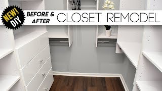 CLOSET Remodel  Surprising The Parents With A New Closet  Small closet Ideas [upl. by Zapot589]