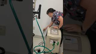 Anesthesia Machine Oxygen Concentrator Hookup [upl. by Josepha936]