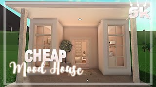 BLOXBURG Cheap Mood house 5k  House build [upl. by Milburt412]