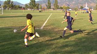 Wasatch JS vs Comba Yellow U12 D1 Soccer [upl. by Slorac]