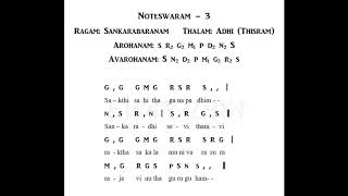 Noteswara  3  Sakthi sahitha ganapathim [upl. by Vladamar509]