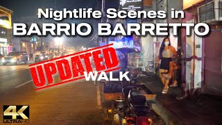 NIGHTLIFE in BARRIO BARRETTO Subic Bay Philippines Now  Walking Tour 4K [upl. by Hayn]