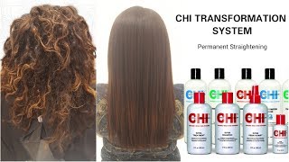 Permanent Straightening  CHI TRANSFORMATION SYSTEM [upl. by Sanfred]