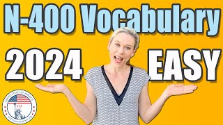 2024 N400 Vocabulary Definitions  EASY amp SIMPLE  US Citizenship Interview [upl. by Introc]