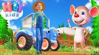 Le fermier dans son pré 🚜 Chansons pour bébé  HeyKids [upl. by Yahs]