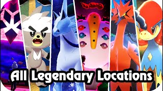 Pokémon Sword amp Shield  All Legendary Pokémon Locations DLC Included [upl. by Nohtahoj]