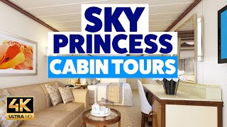 Sky Princess tours of ALL cabin types [upl. by Ladonna]