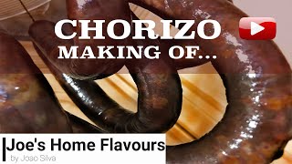 HOW TO MAKE ARTISANAL CHORIZO  PORTUGUESE LINGUICA [upl. by Adnerak596]