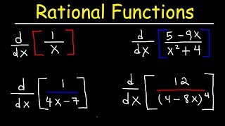 Derivatives of Rational Functions [upl. by Salena]