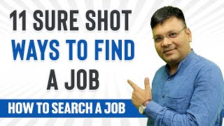 11 Sure Shot ways to find a Job  How to search a Job  SJC Institute [upl. by Alecia896]