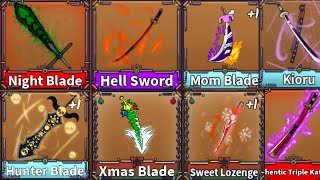 EVERY REVAMPED SWORD SHOWCASE  King Legacy [upl. by Klina116]