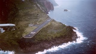 World’s MOST DANGEROUS AIRPORT Juancho E Yrausquin Airport Saba Island [upl. by Chaves]